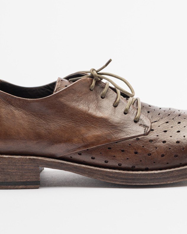 Le Ruemarcel PAUL 543 Black Derby shoes - Brown