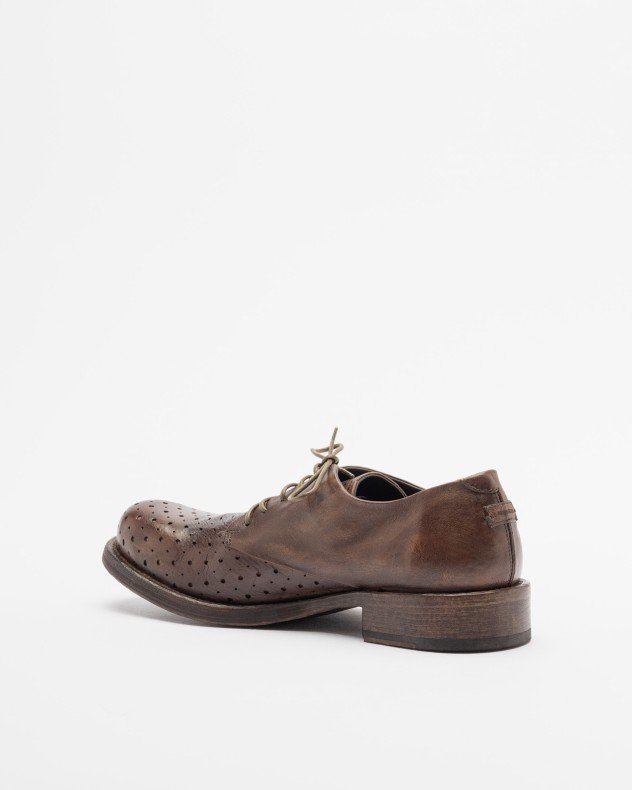 Le Ruemarcel PAUL 543 Brown Derby shoes - Brown