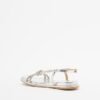 Gloss L19916-PA3 Silver Flat sandals - Silver