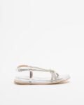 Gloss L19916-PA3 Silver Flat sandals - Silver