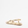 Gloss L19916-PA3 Silver Flat sandals - Golden