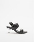 4ccccees OSHA LINE MID Black Sandals - Black