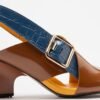 4ccccees MIRROR VERRA Black Sandals - Camel