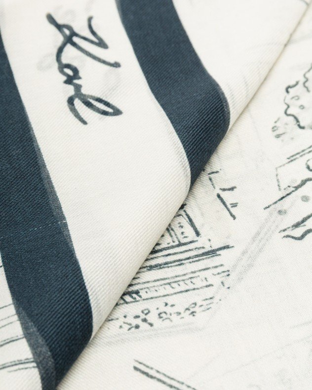 Karl Lagerfeld 192-W33022 Beige Écharpe - Beige