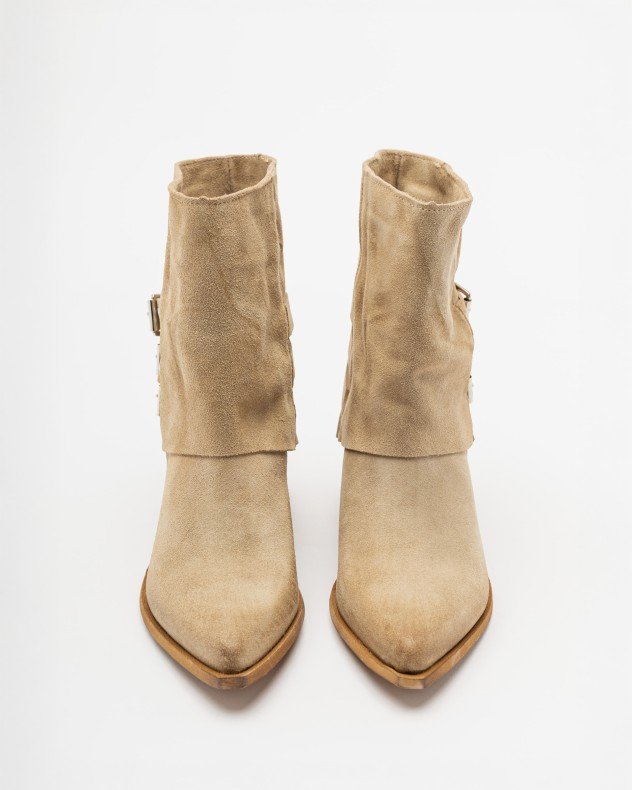 PROF GEORGE Black Boots - Beige
