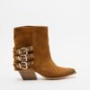 PROF GEORGE Black Boots - Camel