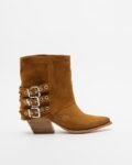 PROF GEORGE Black Boots - Camel