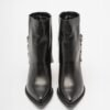 PROF GEORGE Beige Boots - Black