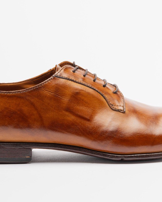 Lemargo CZ04A Camel Derby shoes - Camel