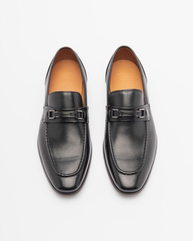 PROF B11-0443-N2 Black Moccasins - Black