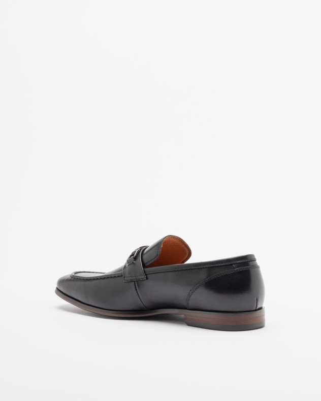 PROF B11-0443-N2 Black Moccasins - Black
