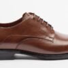 PROF A6-T229-270AB44 Black Derby shoes - Camel
