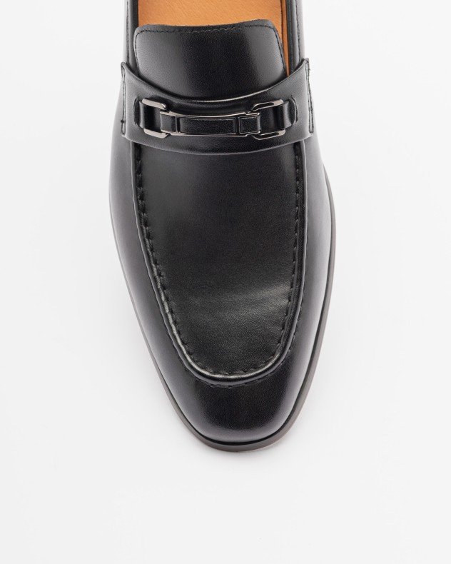 PROF B11-0443-N2 Black Moccasins - Black