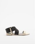 PROF 4077 Golden Flat sandals - Golden