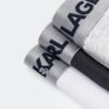 Karl Lagerfeld Metallic Elastic Trunk Multicolour 3 Pack Boxers - Multicolour