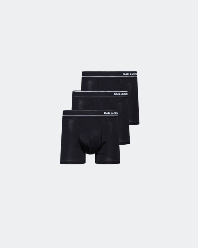 Karl Lagerfeld A1M47084 Black 3 Pack Boxers - Black