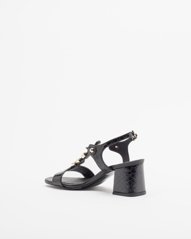 PROF SHY 5 RAM542 Black Sandals - Black