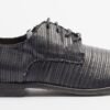 Ernesto Dolani 8UENE04 Brown Derby shoes - Black
