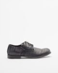 Ernesto Dolani 8UENE04 Brown Derby shoes - Black