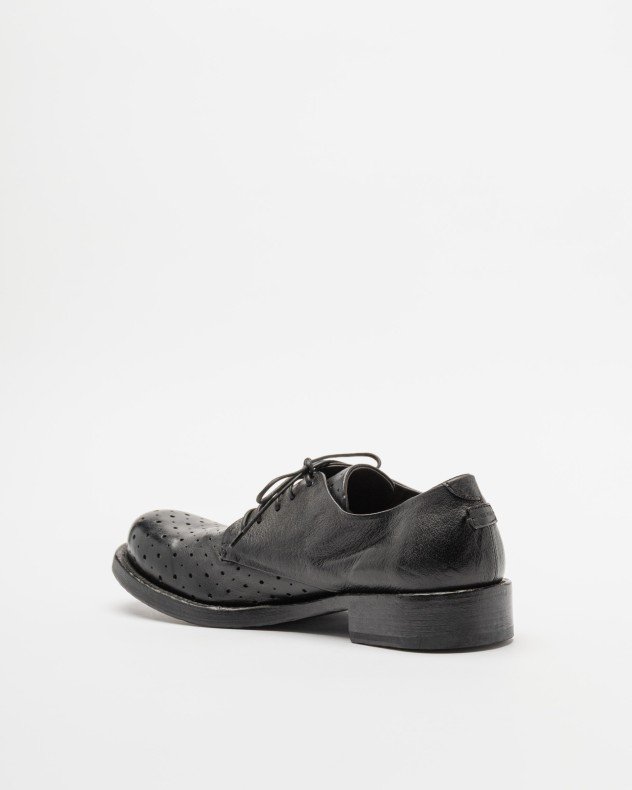 Le Ruemarcel PAUL 543 Brown Derby shoes - Black