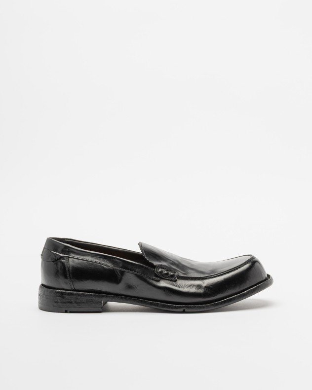 Lemargo IE03A Black Moccasins - Black