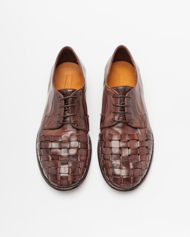 Lemargo HE01A Brown Derby shoes - Brown