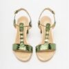 PROF SHY 5 RAM542 Black Sandals - Green