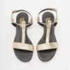 PROF SHY1 Golden Flat sandals - Golden