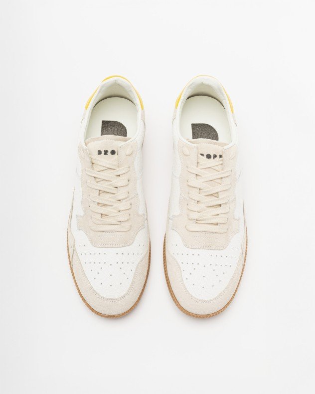 Dropp 25SM700-01 White Sneakers - White