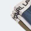 Karl Lagerfeld Metallic Elastic Trunk Multicolour 3 Pack Boxers - Multicolour