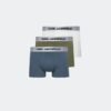 Karl Lagerfeld Metallic Elastic Trunk Multicolour 3 Pack Boxers - Multicolour