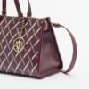 Armani Exchange XW000400 Beige Handbag - Burgundy