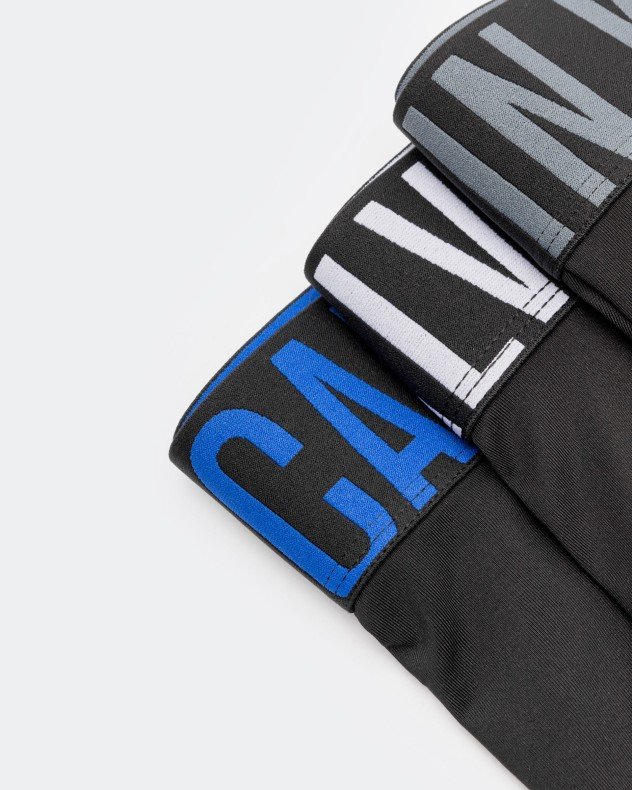 Calvin Klein One 000NB3611A Black 3 Pack Boxers - Black