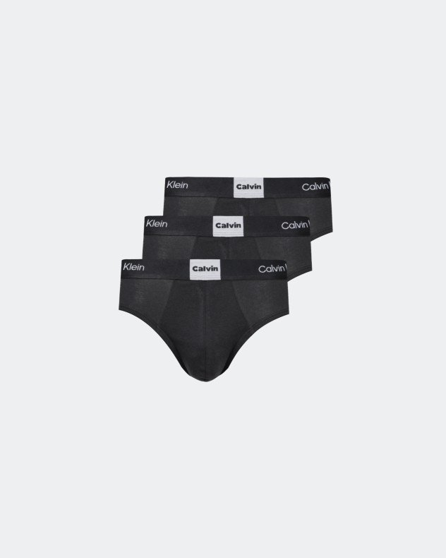 Calvin Klein One Hip Brief 3PK Multicolour Briefs - Black