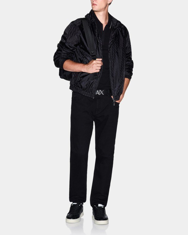 Armani Exchange XM001285 White Polo shirt - Black