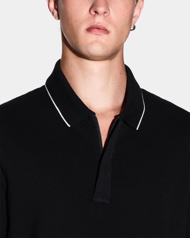 Armani Exchange XM001285 White Polo shirt - Black