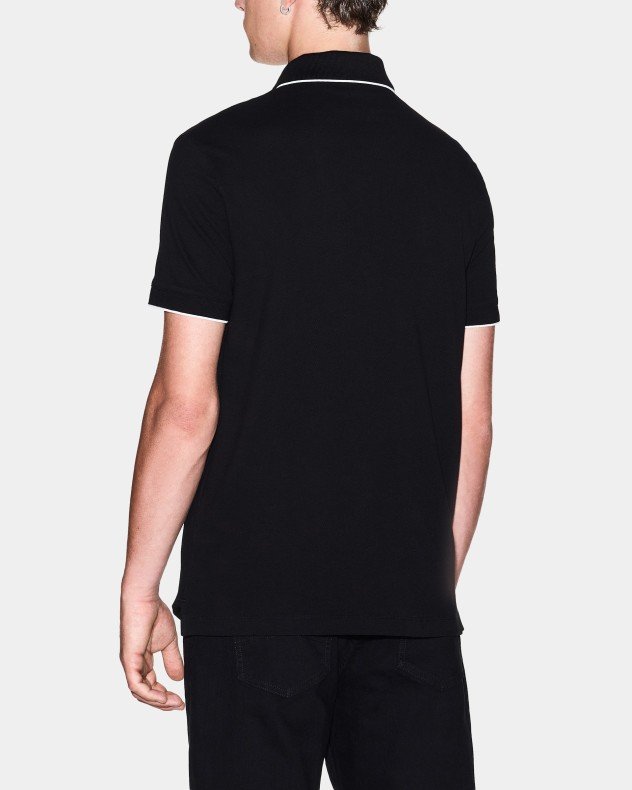 Armani Exchange XM001285 White Polo shirt - Black
