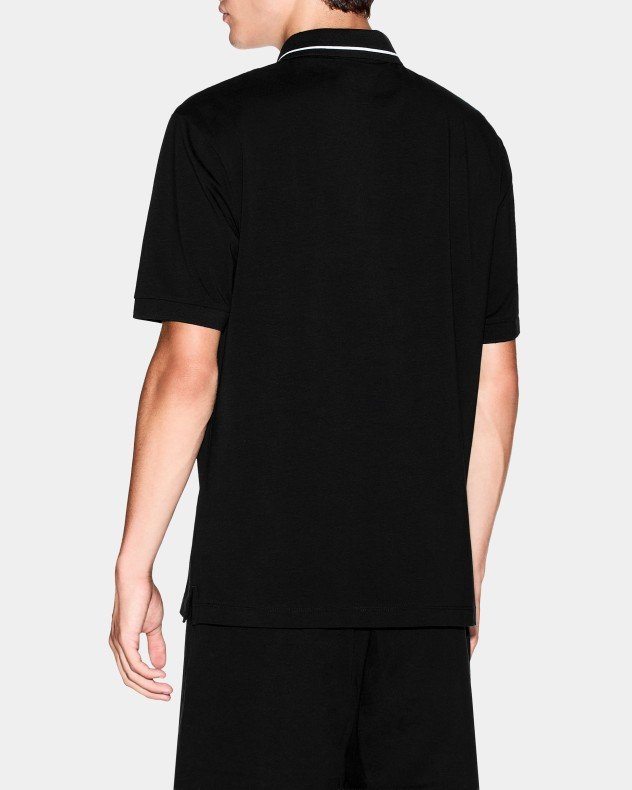 Armani Exchange XM001557 White Polo shirt - Black