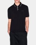 Armani Exchange XM001557 White Polo shirt - Black