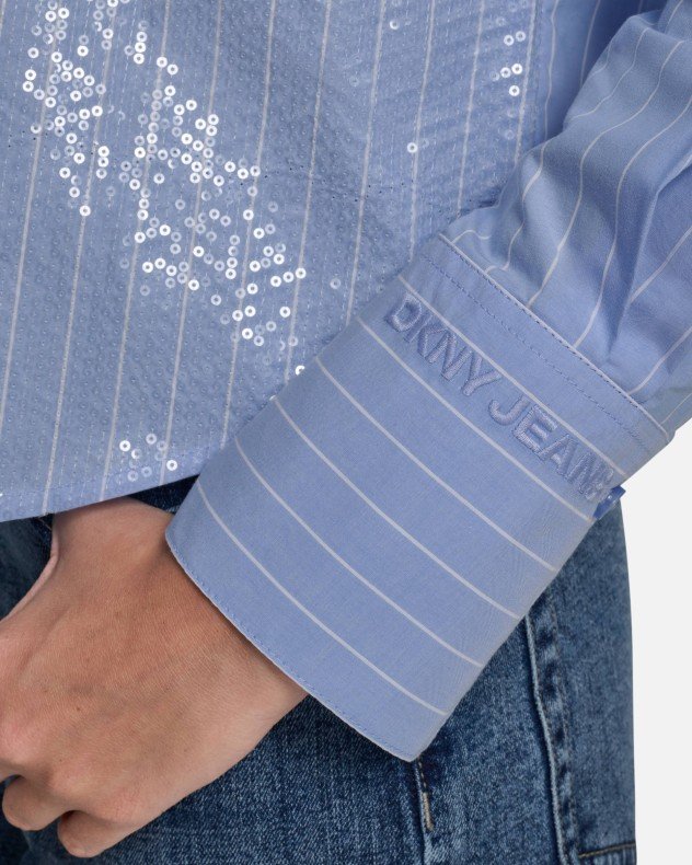 DKNY Jeans DJ6W2204 Blue Shirt - Blue