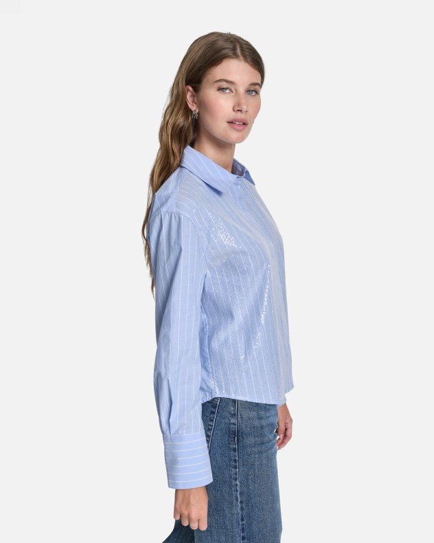 DKNY Jeans DJ6W2204 Blue Shirt - Blue