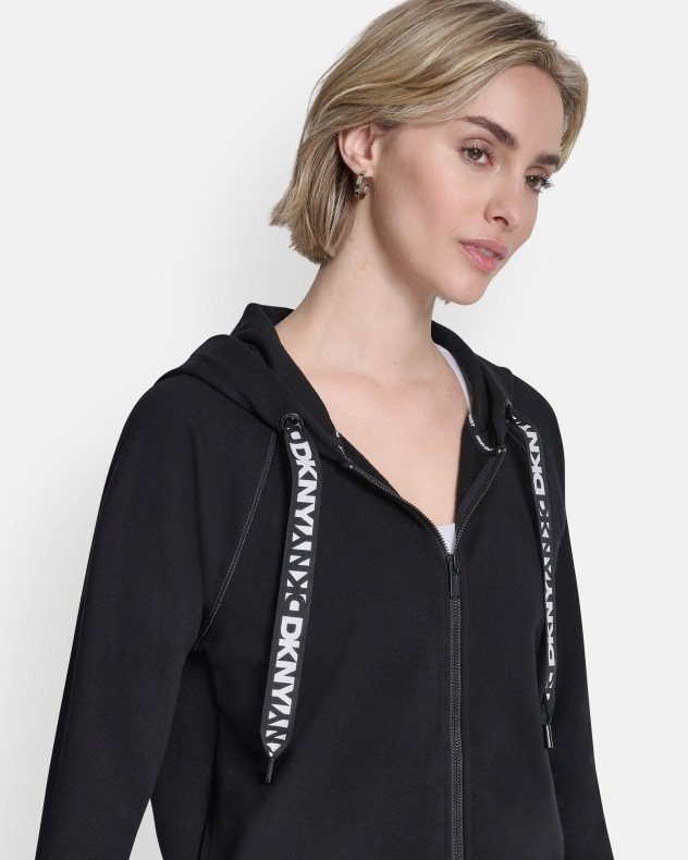 DKNY Sport DP5J9510 Rose Track suit jacket - Black