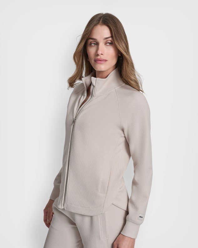 DKNY Sport DP6J9690 Beige Track suit jacket - Beige