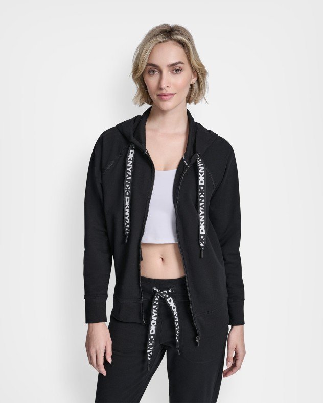 DKNY Sport DP5J9510 Rose Track suit jacket - Black