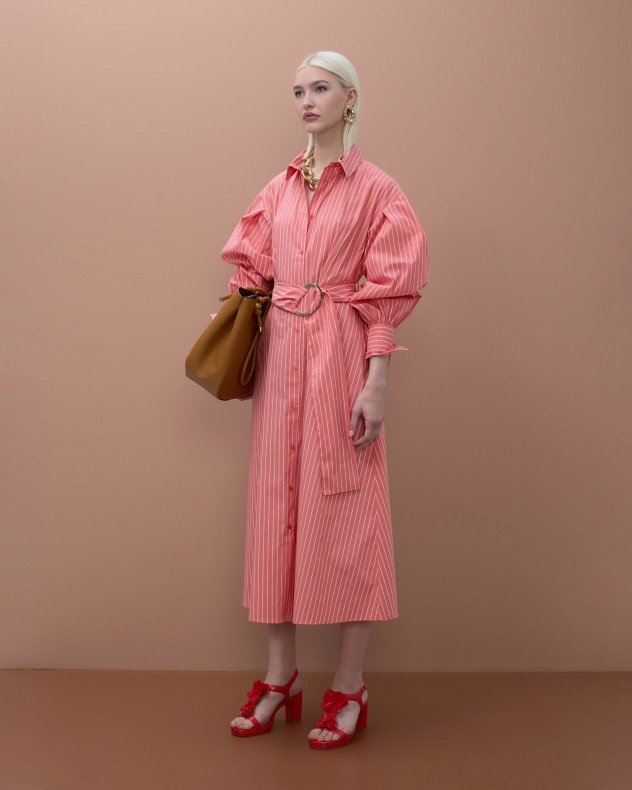 Maite by Lola MS2616039 Rose Shirt dress - Rose