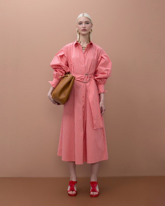 Maite by Lola MS2616039 Rose Shirt dress - Rose