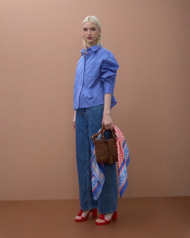 Maite by Lola MS2615020 Blue Shirt - Blue