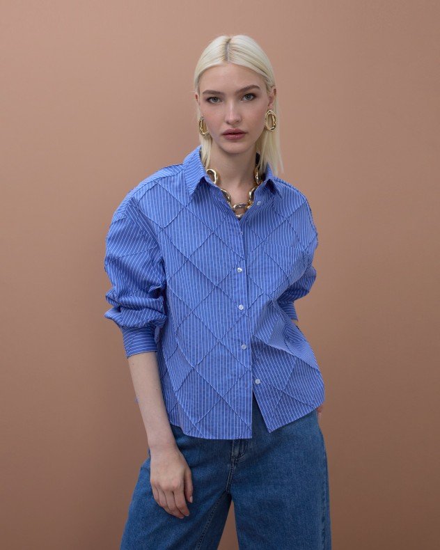 Maite by Lola MS2615020 Blue Shirt - Blue