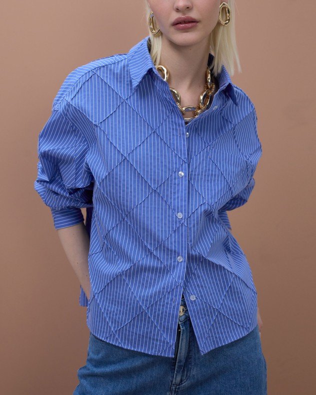 Maite by Lola MS2615020 Blue Shirt - Blue