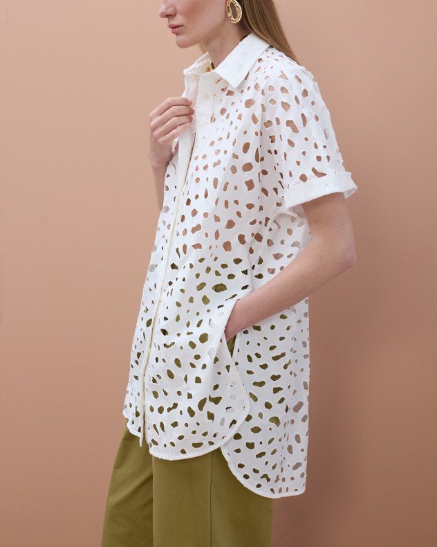 Maite by Lola MS2615057 White Long shirt - White